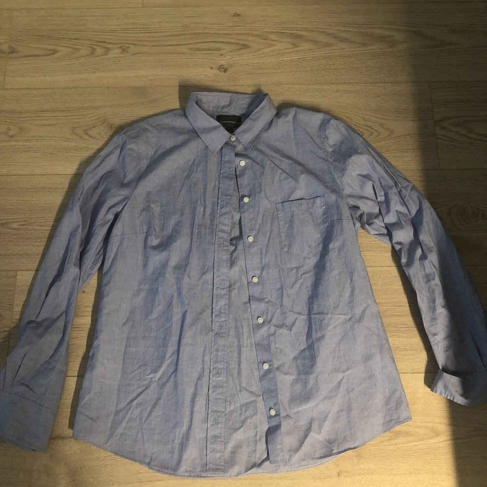J. Crew Everyday Shirt in End-on-End Cotton Sz 10